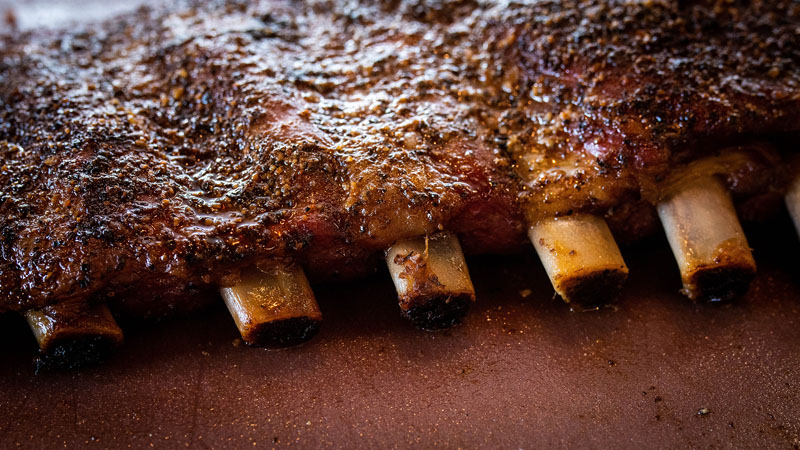 Close up shot of our delicious ribs